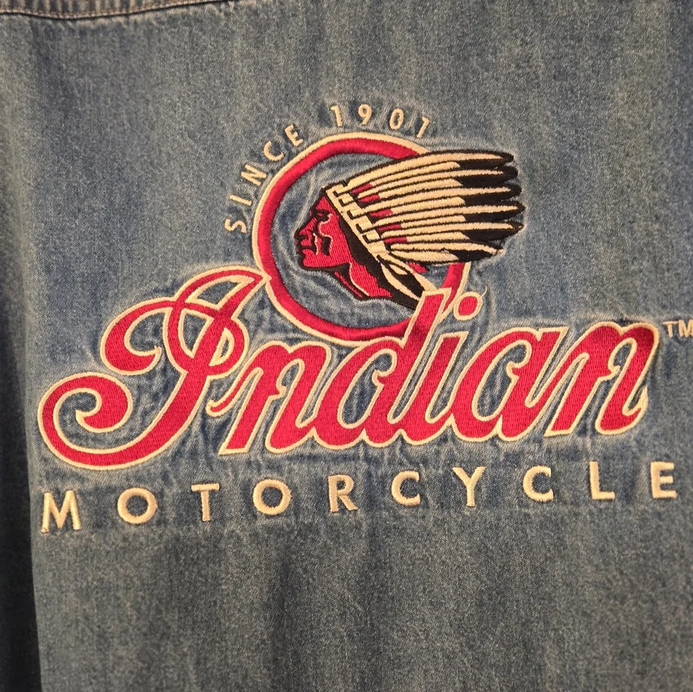 Indian denim shirt - Picture 2 of 7